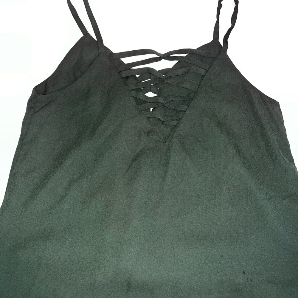 Shinestar size medium green women’s top